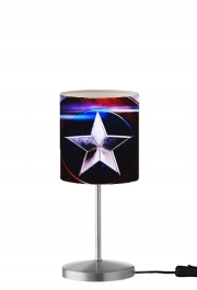 Lampe de table Bouclier avec étoile bleu