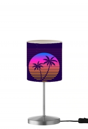 Lampe de table Classic retro 80s style tropical sunset