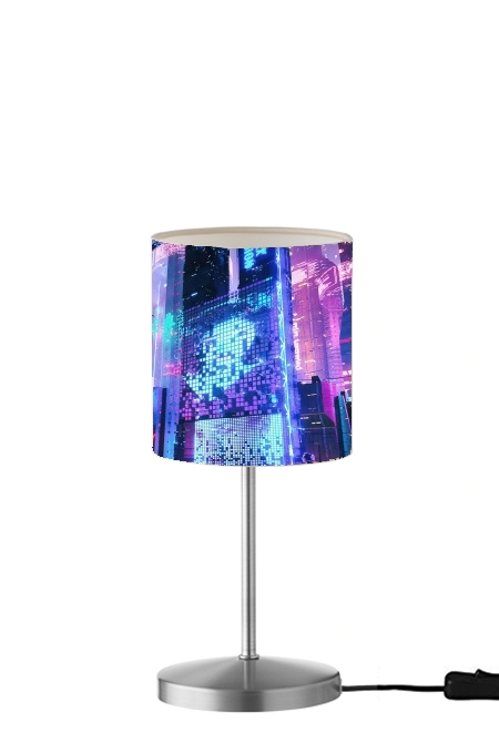 Lampe de table Cyberpunk city night art