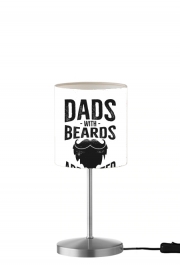 Lampe de table Les papas avec une barbe sont les meilleurs