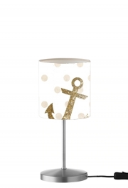 Lampe de table Glitter Anchor and dots in gold
