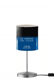 Lampe de table Flacon Vernis Blue Love