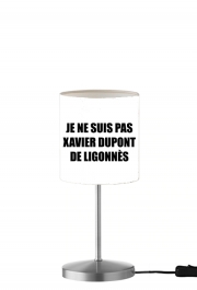 Lampe de table Je ne suis pas Xavier Dupont De Ligonnes - Nom du criminel modifiable