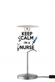Lampe de table Keep calm I am a nurse