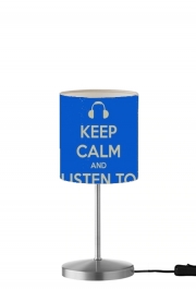 Lampe de table Keep Calm And Listen to Music