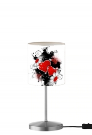Lampe de table Love et Coeur Rouge