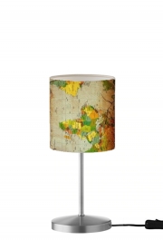 Lampe de table mappemonde planisphère