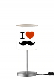 Lampe de table I Love Moustache