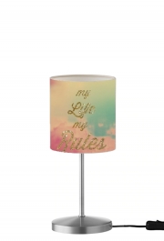 Lampe de table My life My rules