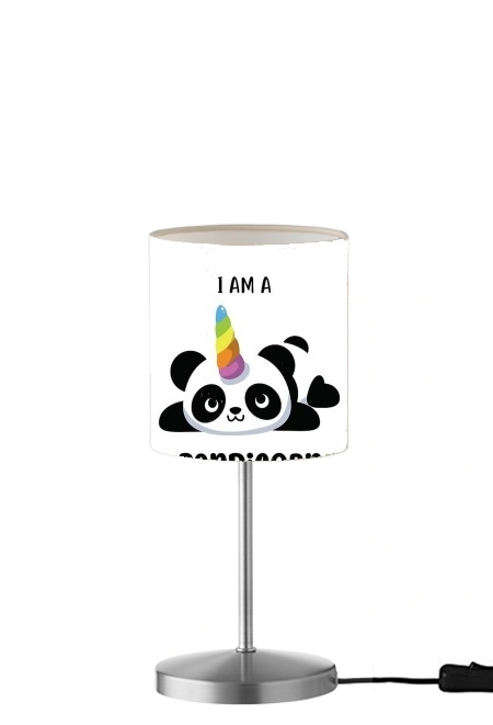 Lampe de table Panda x Licorne Means Pandicorn