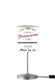 Lampe de table Princesse et orthophoniste