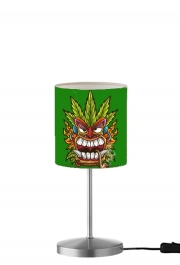 Lampe de table Tiki mask cannabis weed smoking