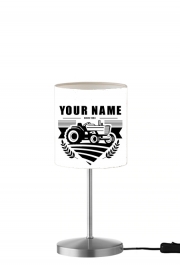 Lampe de table Tracteur Logo personnalisable prénom date de naissance