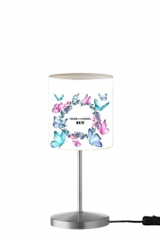 Lampe de table Watercolor Papillon Mariage invitation