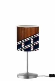 Lampe de table Wooden Scottish Tartan