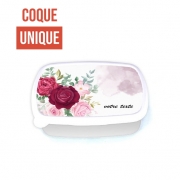 Boite a Gouter Repas Logo Fleuriste avec texte personnalisable