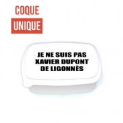 Boite a Gouter Repas Je ne suis pas Xavier Dupont De Ligonnes - Nom du criminel modifiable
