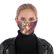 Masque alternatif Hiboux Abstrait