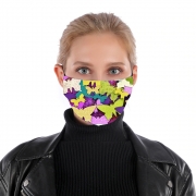 Masque alternatif Butterflies art paper