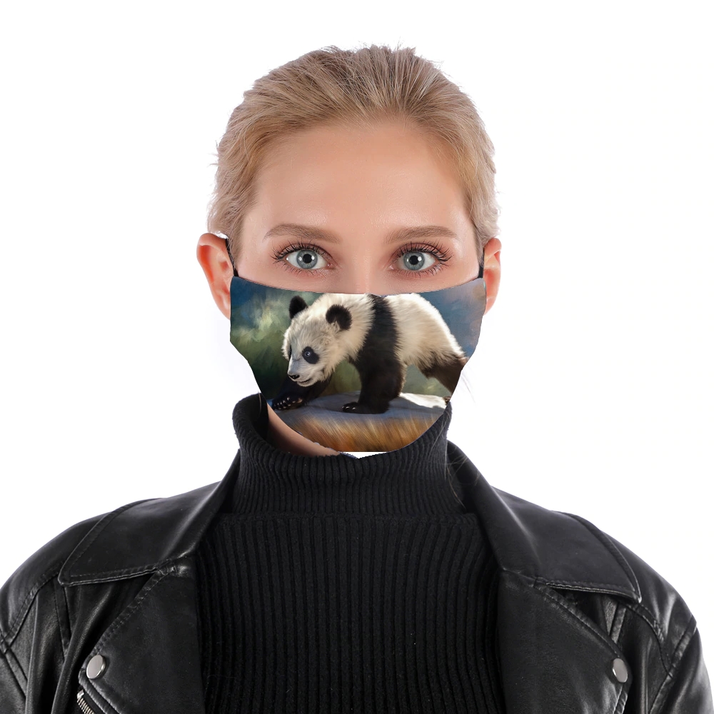 Masque alternatif Cute panda bear baby
