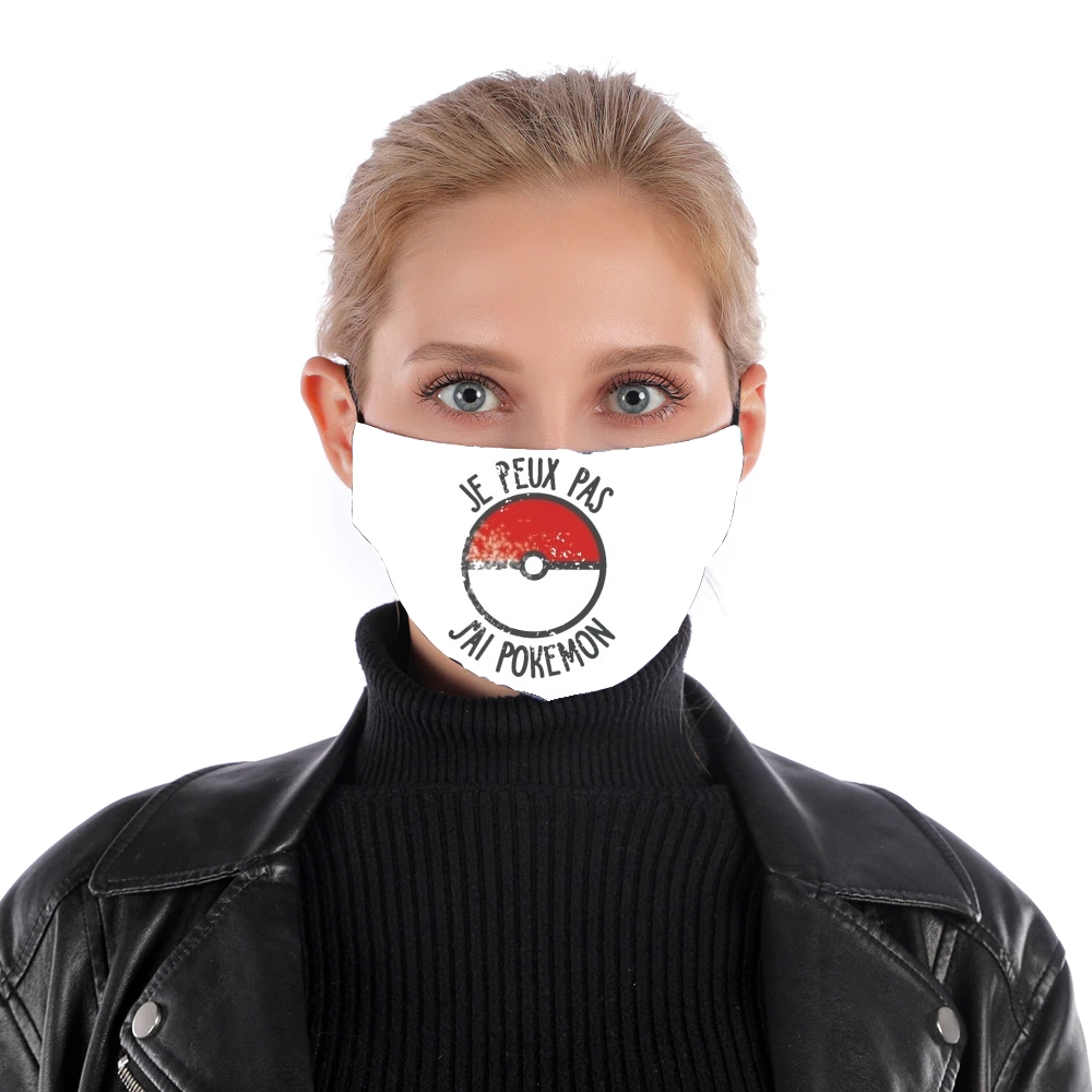 Masque alternatif Je peux pas j ai Pokemon