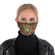 Masque alternatif Minecraft Creeper Forest