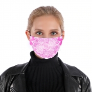 Masque alternatif Pink Bohemian Boho Mandala