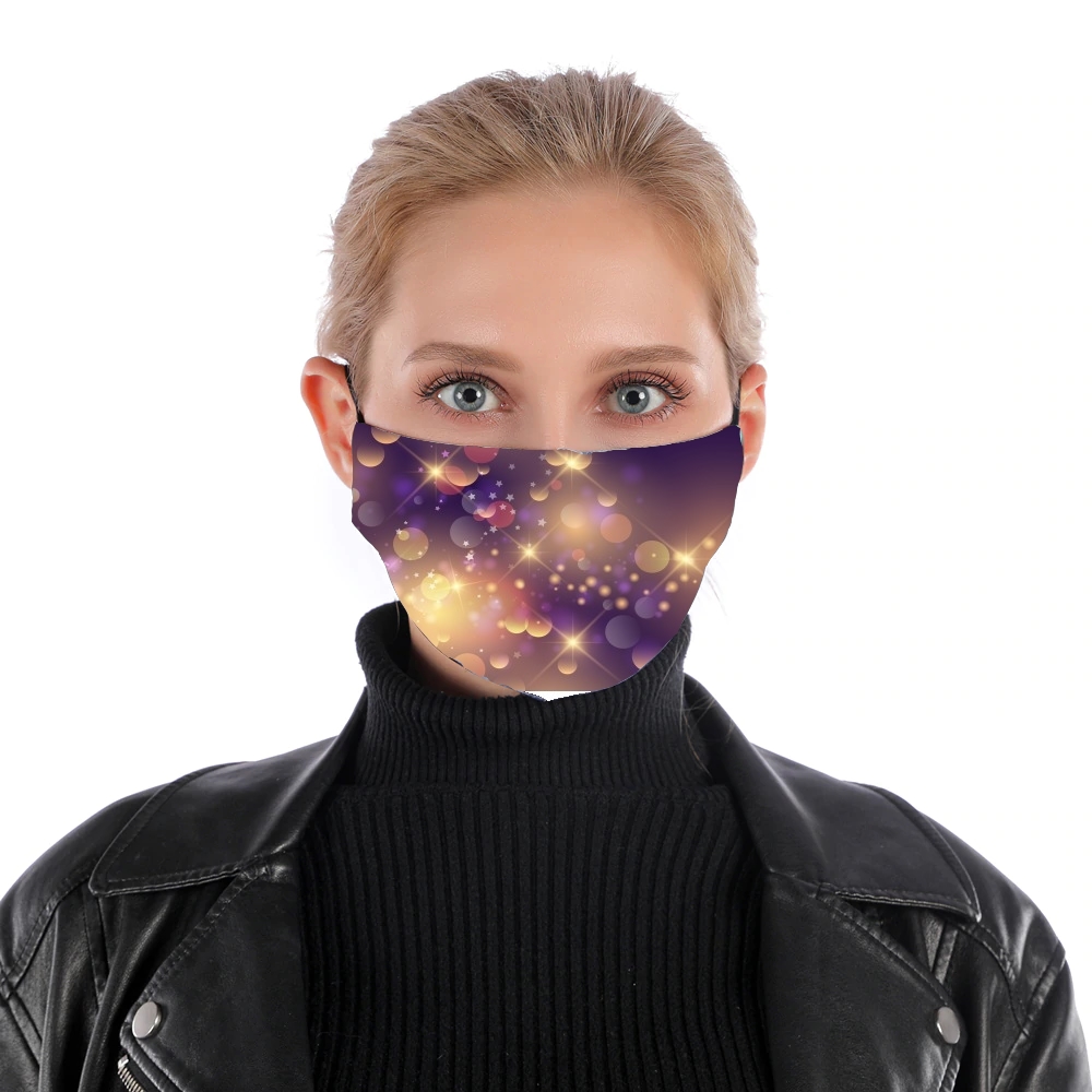Masque alternatif Purple Sparkles
