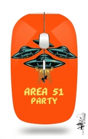 Souris sans fil avec récepteur usb Area 51 Alien Party