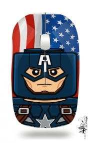 Souris sans fil avec récepteur usb Bricks Captain America
