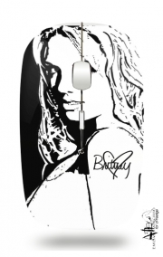 Souris sans fil avec récepteur usb Britney Tribute Signature