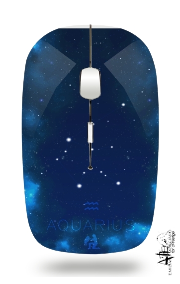 Souris sans fil avec récepteur usb Constellations of the Zodiac: Aquarius