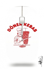 Souris sans fil avec récepteur usb doner kebab
