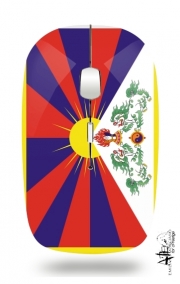 Souris sans fil avec récepteur usb Flag Of Tibet