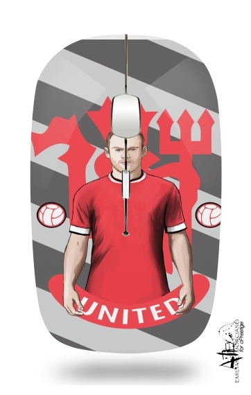 Souris sans fil avec récepteur usb Football Stars: Red Devil Rooney ManU