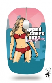 Souris sans fil avec récepteur usb GTA collection: Bikini Girl Miami Beach