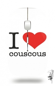 Souris sans fil avec récepteur usb I love couscous - Plat Boulette