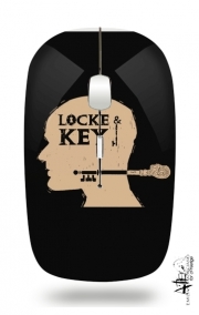Souris sans fil avec récepteur usb Locke Key Head Art