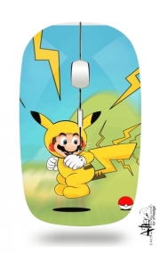 Souris sans fil avec récepteur usb Mario mashup Pikachu Impact-hoo!