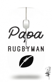 Souris sans fil avec récepteur usb Papa Rugbyman
