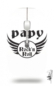 Souris sans fil avec récepteur usb Papy Rock N Roll