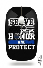 Souris sans fil avec récepteur usb Police Serve Honor Protect