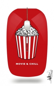 Souris sans fil avec récepteur usb Popcorn movie and chill