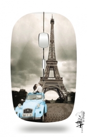 Souris sans fil avec récepteur usb Romance à Paris sous la Tour Eiffel