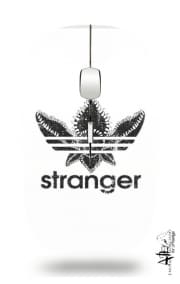 Souris sans fil avec récepteur usb Stranger Things Demogorgon Monstre Parodie Adidas Logo Serie TV