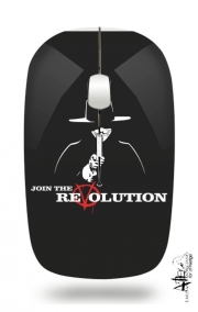 Souris sans fil avec récepteur usb V For Vendetta Join the revolution