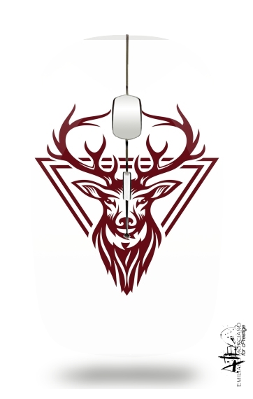 Souris sans fil avec récepteur usb Vintage deer hunter logo