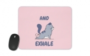 Tapis de souris Cat Yoga Exhale