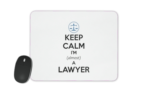 Tapis de souris Keep calm i am almost a lawyer cadeau étudiant en droit