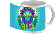 Tasse Mug Alien smoking cannabis cbd